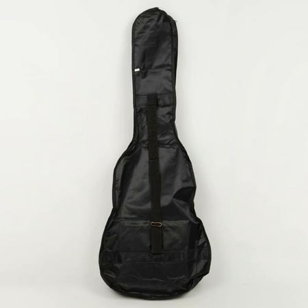 41 Inch Acoustic Guitar Gig Bag with Guitar Strap and Pick Sampler Double Straps Sponge Padded Guitar Bag Backpack Guitar Soft Case Cover - (Best Double Guitar Gig Bag)
