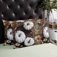 thumbnail image 4 of White Pumpkins Fall Throw Pillow Cover 12 x 20 Inch Decorative Pillow Cover Thanksgiving Botanical Floral Farmhouse Lumbar Pillowcase Seasonal Rectangle Cushion Case for Couch Sofa Bed Living Room, 4 of 7