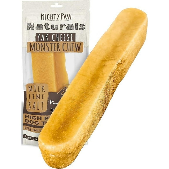 Mighty Paw Yak Cheese Himalayan Dog Chews, Natural Long Lasting Treats for Dogs (X-Large, 1 Pack)