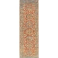 thumbnail image 2 of Mark&Day Washable Area Rugs, 2x8 Xeros Traditional Rust Runner Area Rug (2'7" x 7'10"), 2 of 6