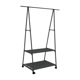thumbnail image 4 of Perchero con ruedas, estable y resistente, ideal para entrada, guardarropa o dormitorio. Negro, 4 of 9