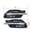 thumbnail image 4 of Astra Depot 2pcs Front Bumper White LED DRL Daytime Running Light Fog Lamps Bezel for Mercedes W204 C-Class AMG Sport 2008-2011, 4 of 8