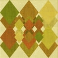 thumbnail image 1 of Ahgly Company Indoor Square Patterned Bold Yellow Area Rugs, 8' Square, 1 of 6