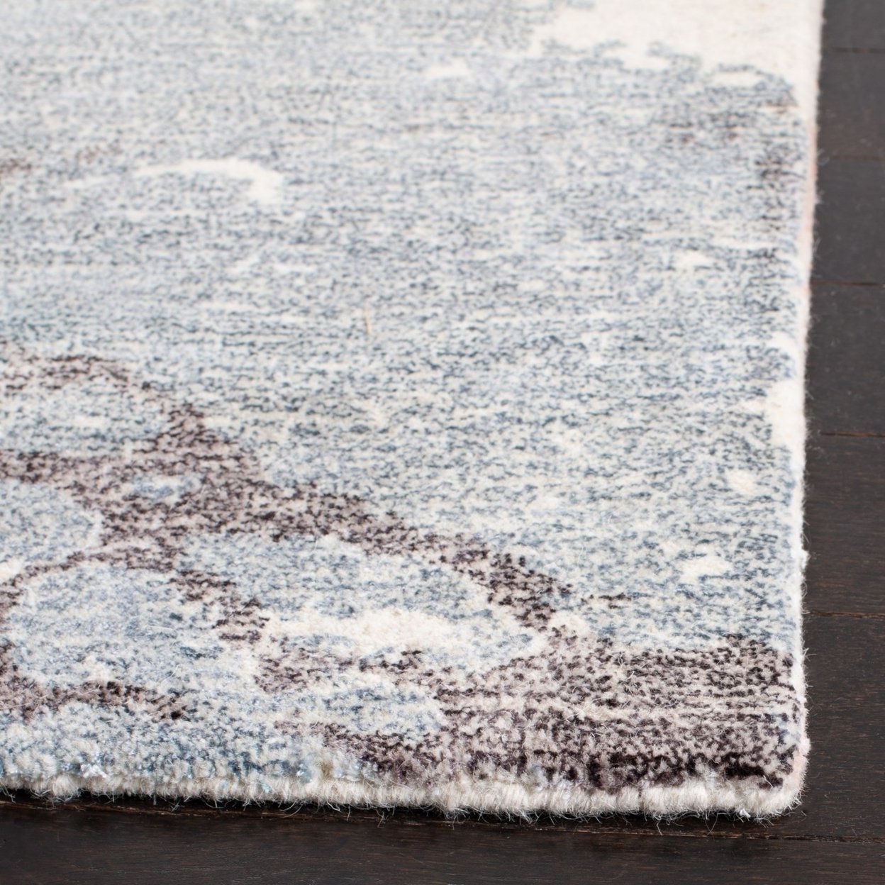SAFAVIEH Restoration Vintage Conway Abstract Distressed Area Rug, Grey/Ivory, 3' x 5'