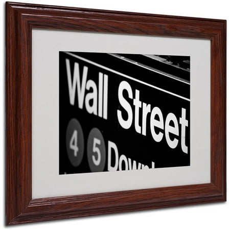 Trademark Art 'Wall Street Next' Matted Framed Art by Yale Gurney