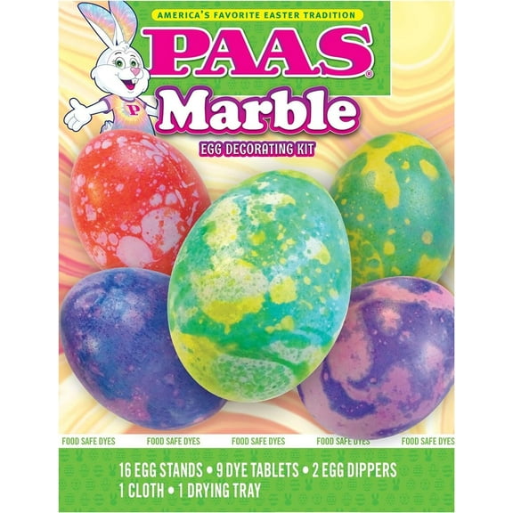 PAAS Marble Easter Egg Decorating Kit for Boys and Girls