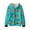 Cartoon Capybara Blue, variant on Sweatshirt for Boys Coffee Bean Print Full Zip Up Hoodie Brown Casual Long Sleeve Jacket Girls Lightweight Sweatshirt with Pockets, Size L
