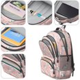 thumbnail image 4 of Unicorn and Wing Pink Pattern Backpack for School, Cute School Bag with Adjustable Shoulder Straps and Padded Back, 16.9"x12.6"x5.9", 4 of 5