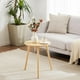 thumbnail image 5 of Mesa auxiliar redonda Apicizon de madera natural 42x51 cm, 5 of 8