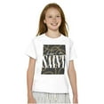 thumbnail image 3 of He's A Saint Leopard Print Chains Crewneck T Shirts Boy Girl Teen Brisco Brands X, 3 of 5
