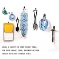 thumbnail image 4 of 2 Pieces Storage Hook, Double Garage Hooks Wall Mounted Bike Hook, Steel Garage Storage Utility Hooks with Non-Slip Coating, for Power Tools, Bikes, Ladders, 4 of 5