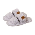 thumbnail image 3 of ATENAR Womens Slippers Slip On indoor and Outdoor Shoes Women Comfy House Slipper Gray 5.5-6, 3 of 6