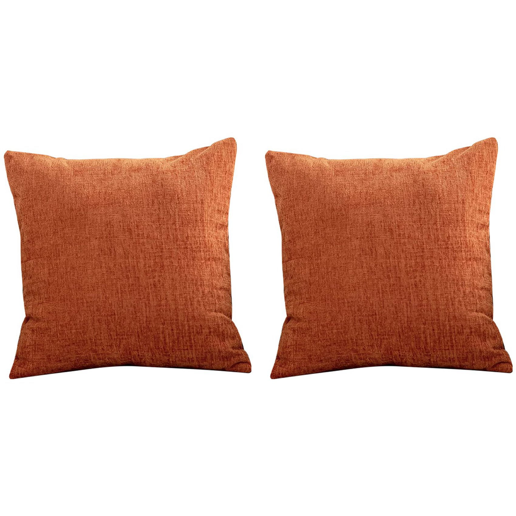 Burnt Orange Pillow Covers 18X18 Inch 4 Modern Farmhouse Rustic Decorative Throw Pillow Cover Square Cushion Case