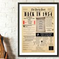 thumbnail image 3 of 70th Birthday Party Decor Poster 70 Years Ago Back In 1954, 3 of 5