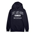 thumbnail image 1 of Lost Lake Woods Michigan Classic Established Premium Cotton Hoodie, 1 of 1