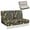 Camouflage Deer Theme, variant on Psesaysky Camouflage Deer Theme RV Couch Covers Washable, Suitable for Motorhome Travel Trailer, RV Dinette Cushion Covers Fit for Jackknife Bed