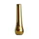 thumbnail image 1 of Jarrón nórdico de cerámica de lujo dorado coleccionable elegante para decoración del hogar 4 × 13cm, 1 of 9