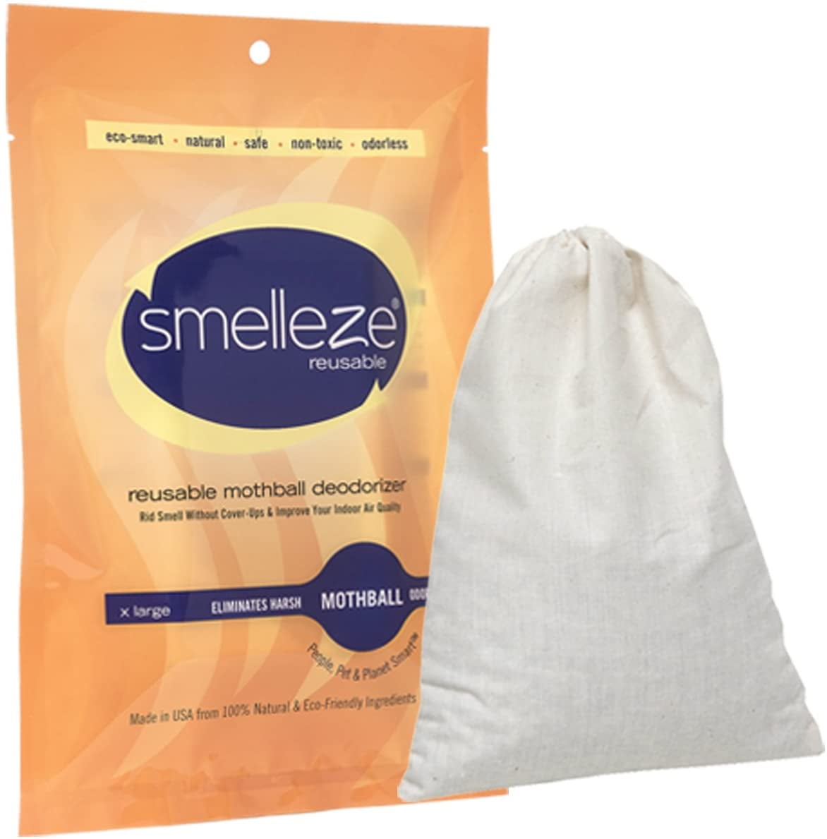 SMELLEZE Reusable Boat Smell Removal Deodorizer Pouch Ft. Rid Odor in 150 Sq 