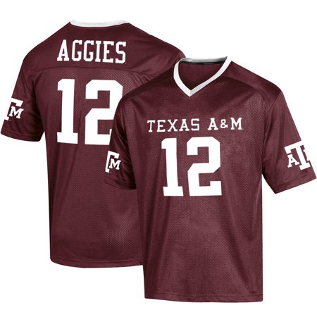 North Texas Football - Youth Russell Maroon Texas A&M Aggies Replica Football Jersey