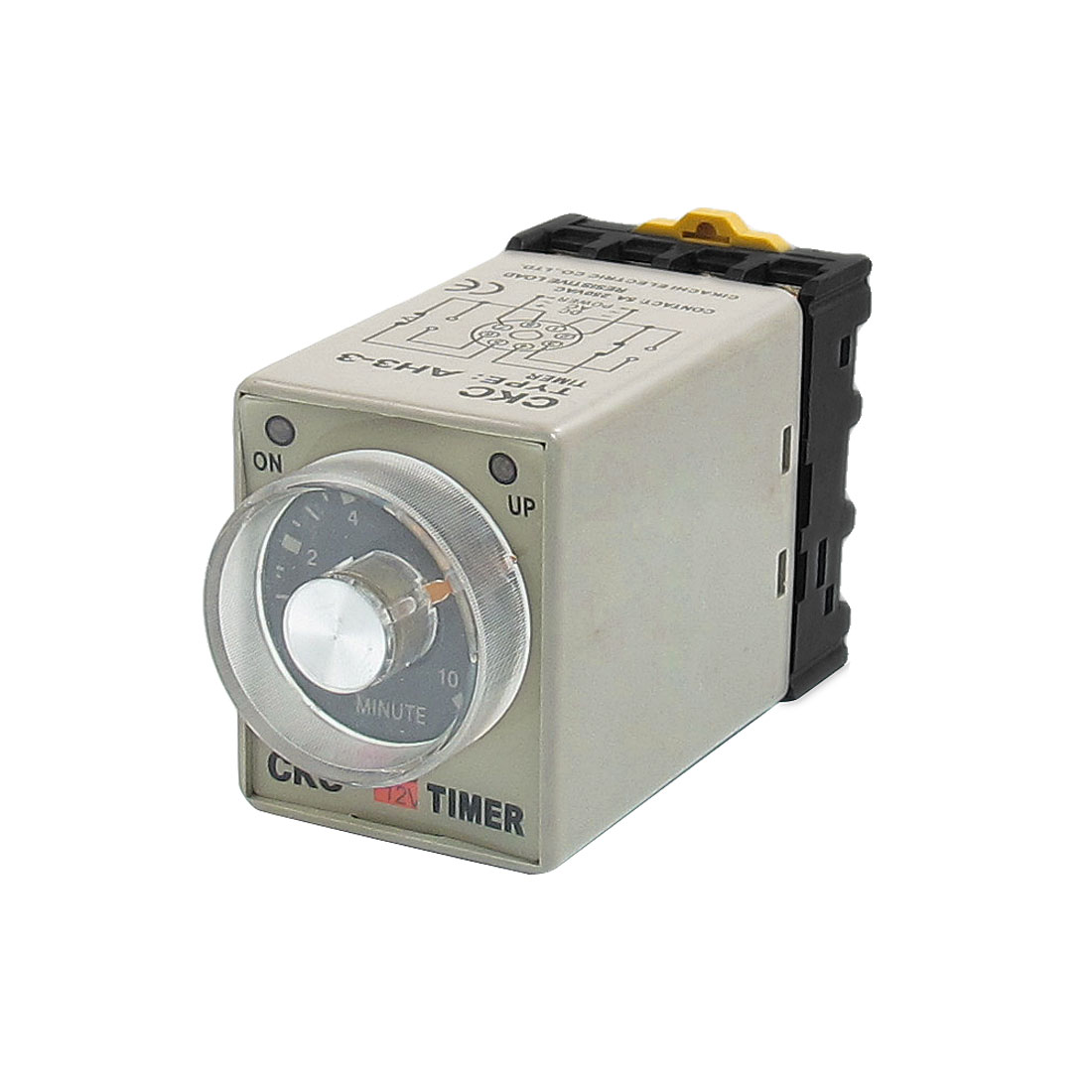 12vdc 0 10 minutes 8p screw resistive load delay timer time relay w timer ten minutes