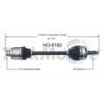 thumbnail image 4 of TrakMotive CV Axle Shaft HO-8180 Premium; OEM Replacement, 4 of 5