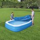 thumbnail image 4 of La cubierta inflable para piscina se adapta a piscinas de menos de 460*230*25mm, juego fácil de 20s, cubierta rectangular para piscina para niños con cordón elástico y ajustable integrado, 4 of 5