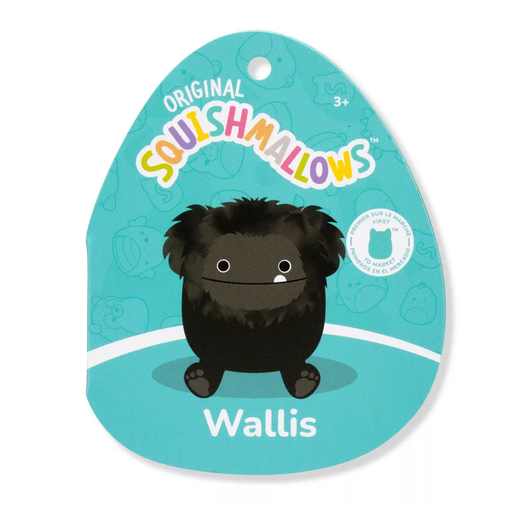 Squishmallows 16'' Wallis Black Bigfoot Plush