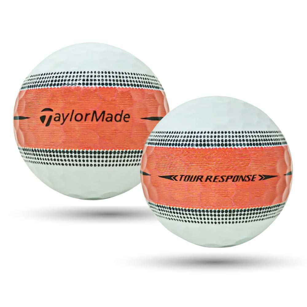 Mulligan - 60 balles de golf récupérées Taylormade Tour Response Stripe 5A Mint, oranges
