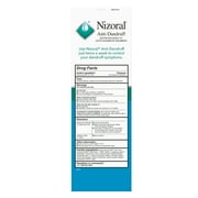 Nizoral Anti-Dandruff Shampoo with 1% Ketoconazole, 14 Fl Oz, Peppermint and Tea Tree Scent, Anti Fungal Shampoo, For All Hair Types