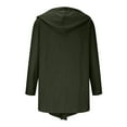 thumbnail image 5 of Augper Men Casual Solid Hooded Cardigan Jacket Long Sleeve With Pocket Top, 5 of 6