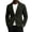 Green, variant on Men’s Corduroy Blazer Jacket Vintage Button Down Casual Work Wear Notch Lapel Black L