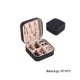 thumbnail image 4 of Sonducket Caja de almacenamiento de joyas con diseño de cremallera para el hogar, estuche de exhibición de cuero PU multicolor, regalos de fiesta para Ropa, zapatos y accesorios Miscelánea Negro Sonducket AP011996-07, 4 of 6