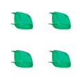 thumbnail image 6 of Raindrops 4-Pack Replacement Plastic Lids for Large Outdoor Trash Cans, Garbage Bin Covers, Garden Waste Can Accessories, 6 of 8