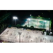 Dephen 500W Led Stadium Lights - 70000 Lumens (1500-2000W Metal Halide Eq.) Stadium Lights Outdoor 100-277V Stadium Flood Lights Outdoor 5000K IP66 Waterproof UL-Listed LED Arena Lights