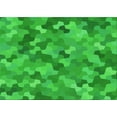 thumbnail image 1 of Ahgly Company Indoor Rectangle Patterned Lime Green Area Rugs, 7' x 10', 1 of 6
