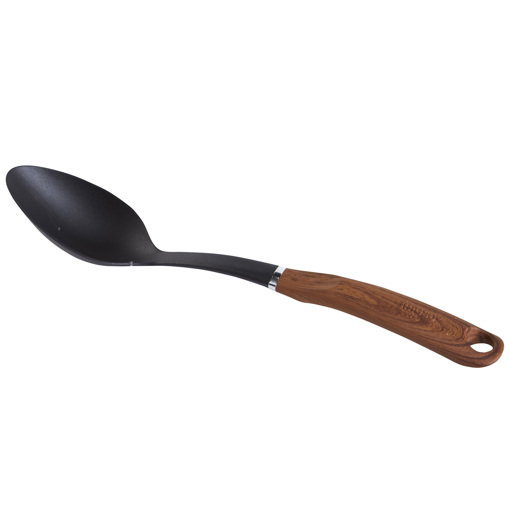 (4 pack) (4 pack) IMUSA Chef WL Solid Spoon with Wood Look Handle
