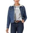 thumbnail image 1 of Chaqueta Wrangler Retro de mezclilla con forro sherpa para mujer, talla M, 1 of 3