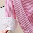 thumbnail image 6 of Oversized Tshirts Shirts for Women Flower Pattern Printed Lapel Neck Casual Cotton And Linen Long Sleeve Shirt Short Sleeve Women's Tops, Tees & Blouses, 6 of 7