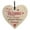 E, variant on Wooden Commemorative Love Sign Pendant Heart Decor for Gift and Present
