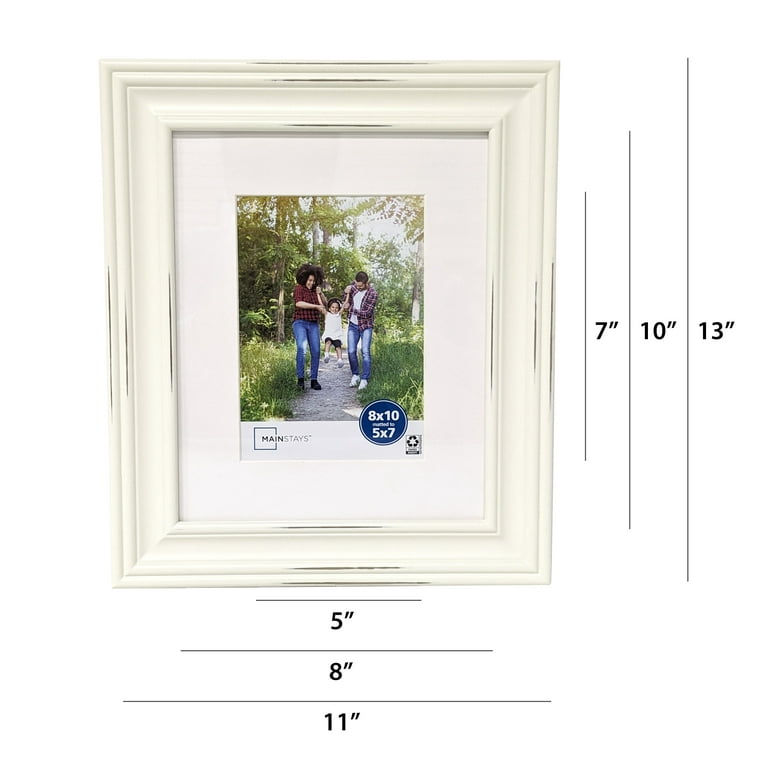 Better Homes and Gardens 8x10 Frame, Distressed White
