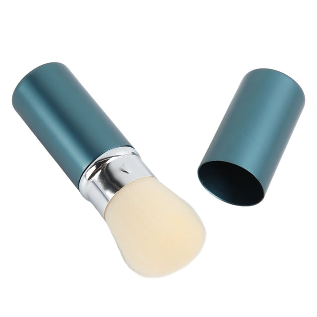 Brocha De Maquillaje Estirable ANGGREK Brocha Cosmética Cerdas De Fibra Azul Multifuncional