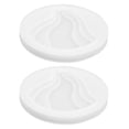 thumbnail image 1 of Shisuyan 2PCS Resin Silicone Mould Coaster Mold White Silicone for DIY Projects, 1 of 8