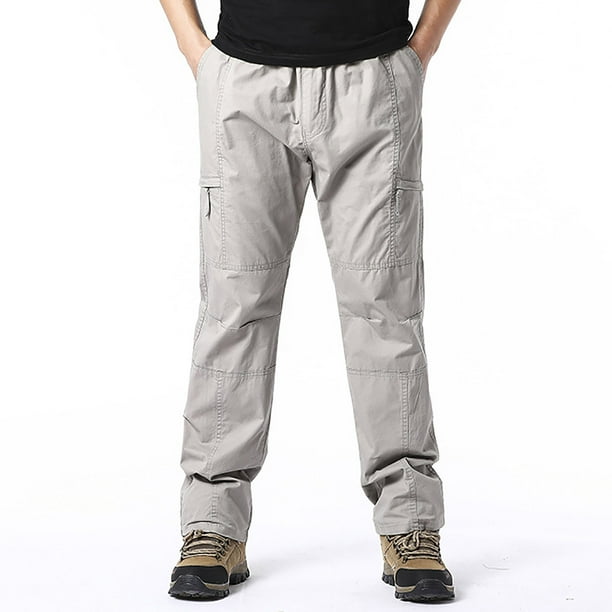 Pantalones largos, pantalones de trabajo, pantalones casuales para hombre, pantalones deportivos holgados de gran tamaño, pantalones de pierna recta, pantalones de pierna recta para exteriores, pantal