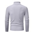 thumbnail image 5 of Awdenio Sweaters for Men Slim Fit Turtle Neck Sweater for Men Long Sleeve Pullover Sweater Thermal Sweatshirt, 5 of 8