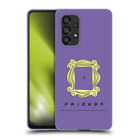 Head Case Designs Officially Licensed Friends TV Show Iconic Peephole Frame Soft Gel Case Compatible with Samsung Galaxy A53 5G (2022)