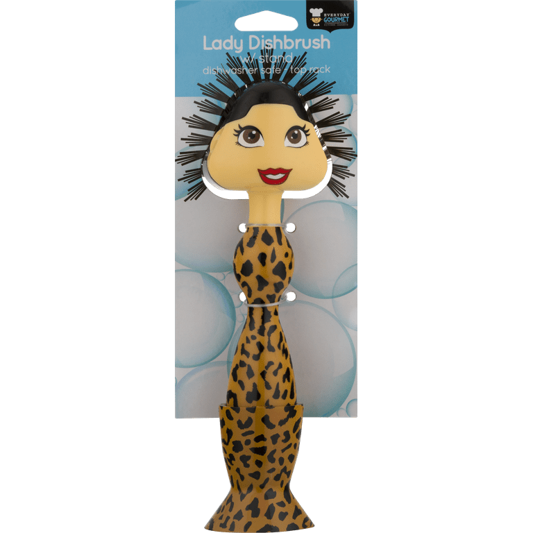 Lady Dish Brush™- Cute Scrub Brush with Handle