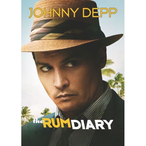 The Rum Diary Johnny Depp Movie Poster 24inx36in (61cm x 91cm) Art Poster 24x36 Square Adults Z Posters