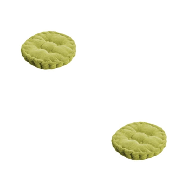 Billuyoard Almohadillas redondas de pana para silla, cojín de Tatami y cálido, almohadilla gruesa para sillas de comedor, cojín de respaldo Type4 NO4