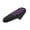 Purple, variant on Striped PVC Non-Slip Electric Bike Seat Cover Heat Insulation Soft E-Bike Saddle Cushion, Four Color Stripe Breathable Motorcycle Seat Protector(Black)
