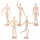 thumbnail image 1 of Paquete de 5 Modelos de Figuras de Arte: Maniquí de Madera de 12 Pulgadas, Maniquí de Dibujo Flexible para Dibujar, Pintar y Diseñar Figuras Articuladas, 1 of 5
